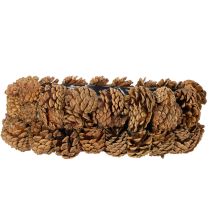 Artikel Pflanzschale aus Tannenzapfen oval 30 cm naturbraun