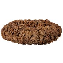 Artikel Runde Zapfenschale aus Tannenzapfen, Naturbraun, 38 cm Durchmesser, 14 cm Höhe