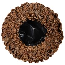 Artikel Runde Zapfenschale aus Tannenzapfen, Naturbraun, 38 cm Durchmesser, 14 cm Höhe