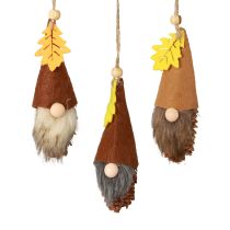 Artikel Zapfenwichtel Anhänger Wichtel Deko Herbstwichtel H10cm 6 St