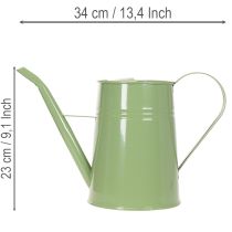 Artikel Gießkanne Metall Mintgrün 1,7L Zimmerdeko H23cm