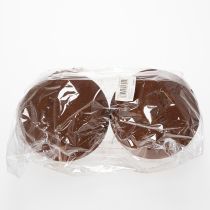 Artikel Rost Kugel dekoratives Element für rustikale Gartengestaltung 14cm 2St