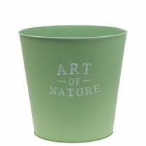 Artikel Blumentopf Zink Art of Nature Mintgrün Ø17,5cm H15cm