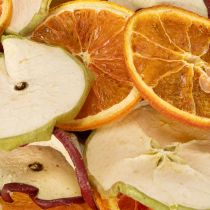 Artikel Getrocknete Fruchtscheiben 100g aus Apfel, Orange, Limette und Chili für DIY Dekoration