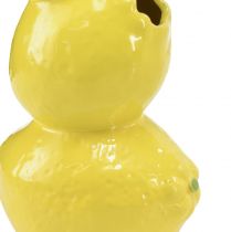 Artikel Zitronenvase Blumenvase Gelb Sommerdeko Keramik H20cm