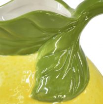 Artikel Zitronenvase Keramik Gelb Grün H18,5cm für Blumen und Deko