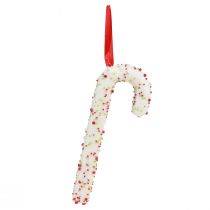 Artikel Zuckerstangen Hängedekoration Weiß Bunt 20cm 6er Set