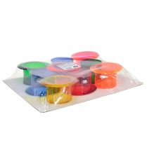 Artikel Übertopf Deko Zylinder Bunt Tischdeko 12×10×6,5cm 9St