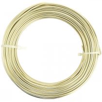 Artikel Aluminiumdraht Champagner Ø2mm 60m für Floristik und Bastelarbeiten