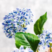 Artikel Künstlicher Hortensienzweig Blau 80cm 2 Stück