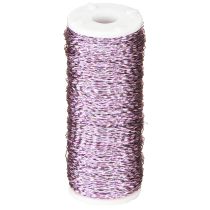 Artikel Bouilloneffektdraht Ø0,30mm 100g/140m Lavendel