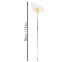 Artikel Weiße künstliche Calla am Draht, 50 Stück, 35 cm