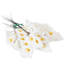 Artikel Weiße künstliche Calla am Draht, 50 Stück, 35 cm
