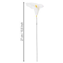 Artikel Künstliche mittlere Calla am Draht 37 cm Weiß 50 Stück
