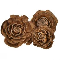 Artikel Zapfen von Zeder geschnitten als Rose Cedarrose 4-6cm natur 50St.