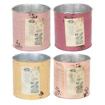 Artikel Deko-Dose Vintage Blechbüchse Ø15,5cm H15cm Verschiedene Farben