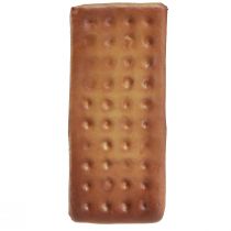 Artikel Deko Kekse Kunststoff 24 Stück 9×4 cm Braun Künstliche Lebensmittel Tischdekoration