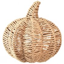 Artikel Deko Kürbis Bast Natur Rustikale Herbstdeko Ø25cm H25cm