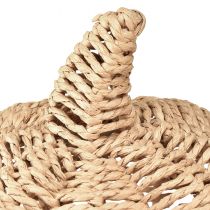 Artikel Deko-Kürbis aus Bast Natur Ø25cm H25cm für Herbstdekoration