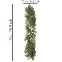 Artikel Deko-Tannenzweig künstlich 175 cm Grün aus Kunststoff für Innenbereich