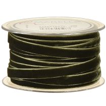 Artikel Samtband Dunkelgrün 10mm x 20m Geschenkband Deko-Band aus Polyamid