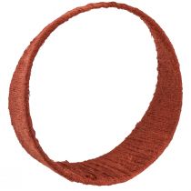 Artikel Dekoring Jute Ø30cm Set 3 Farben Gelb Ocker Braun