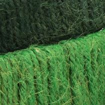 Artikel Dekoring aus Jute Ø30cm Grün Dunkelgrün 2er-Set