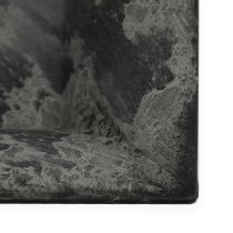 Plastikteller 20cm x 20cm eckig Anthrazit 6St