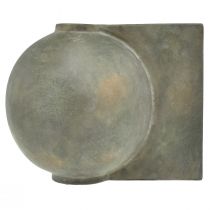 Artikel Dekovase Keramik Antik-Optik Bronze Grau 30×20×24cm