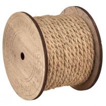 Artikel Dicke Jutekordel auf Holzspule Dekokordel Ø6mm 18m