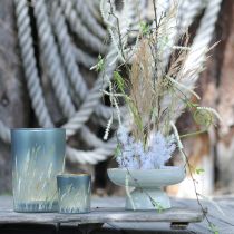 Artikel Elegantes Deko Windlicht mit Gräsermotiv für gemütliche Wohnakzente 12,5cm 2St.