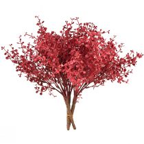Artikel Eukalyptusbusch Rot Kunstpflanze Eukalyptus 28cm 3St