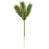 Artikel Künstliche Fichtenzweige 24 cm, 24 Stück, Grün-Braun, mit flexiblem Draht