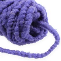 Artikel Filzkordel Jute-Schafwolle 25m Violett Tischdeko und Bastelband