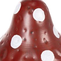 Artikel Futterstation zum Hängen aus Metall in Fliegenpilz-Optik Rot Weiß 25,5cm