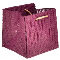 Artikel Geschenktüten mit Henkeln aus Papier 10,5cm in Burgund und Rosa 8 Stück