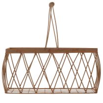 Artikel Gitterkorb Metall rechteckig Rostoptik 28x13,5x14 cm 2er-Set