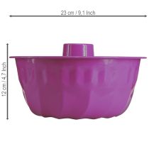 Artikel Gugelhupfform aus Metall Ø23cm H12cm Lila Dekoration