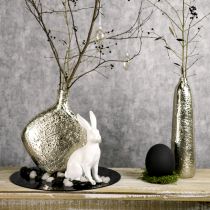 Artikel Hase sitzend Deko Hase Osterdeko Weiß Kunststein H22cm