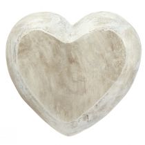 Artikel Herz mit Spruch Grabschmuck Polyresin Grau 14×13cm 2St