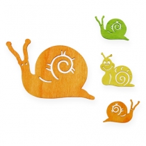 Streudeko Holzschnecke sort 3,5cm 39St