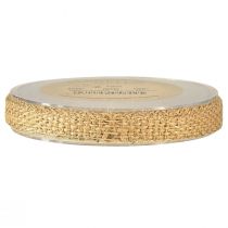 Artikel Juteband Rustikales Dekoband Jute Natur Gold 12mm 10m
