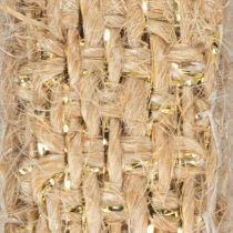Artikel Juteband Dekoband Natur Gold 12mm x 10m