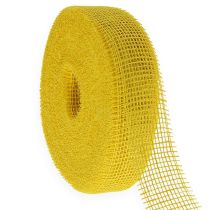 Artikel Juteband Gelb 5 cm x 40 m Tischband Dekoband