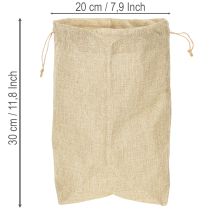 Artikel Jutetasche Geschenksack 20×10×30cm Naturfarben Jute Kunststoff