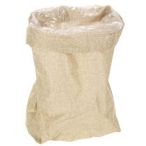 Artikel Jute-Beutel mit Kunststoff-Innenfolie 28×10×40cm natur