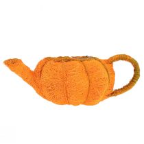 Artikel Kürbis-Dekokanne aus Sisal Ø13cm Orange/Gelbgrün für Innenbereich