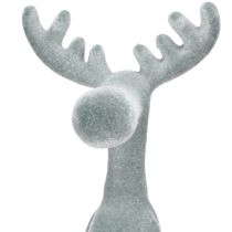 Artikel Kantenhocker Elch Deko Kantensitzer H31cm Grau 3 St
