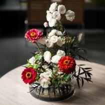 Artikel Großer Ikebana Kenzan-Ring aus Metall mit 474 Messingnadeln