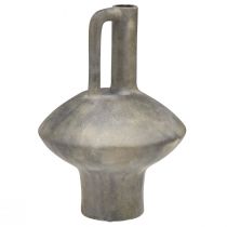 Artikel Keramikvase Krug Antik Optik Keramik Grau Rost H27cm